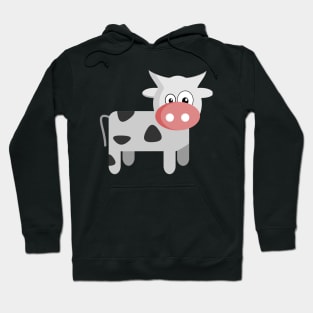 Cute cartoon cow Hoodie